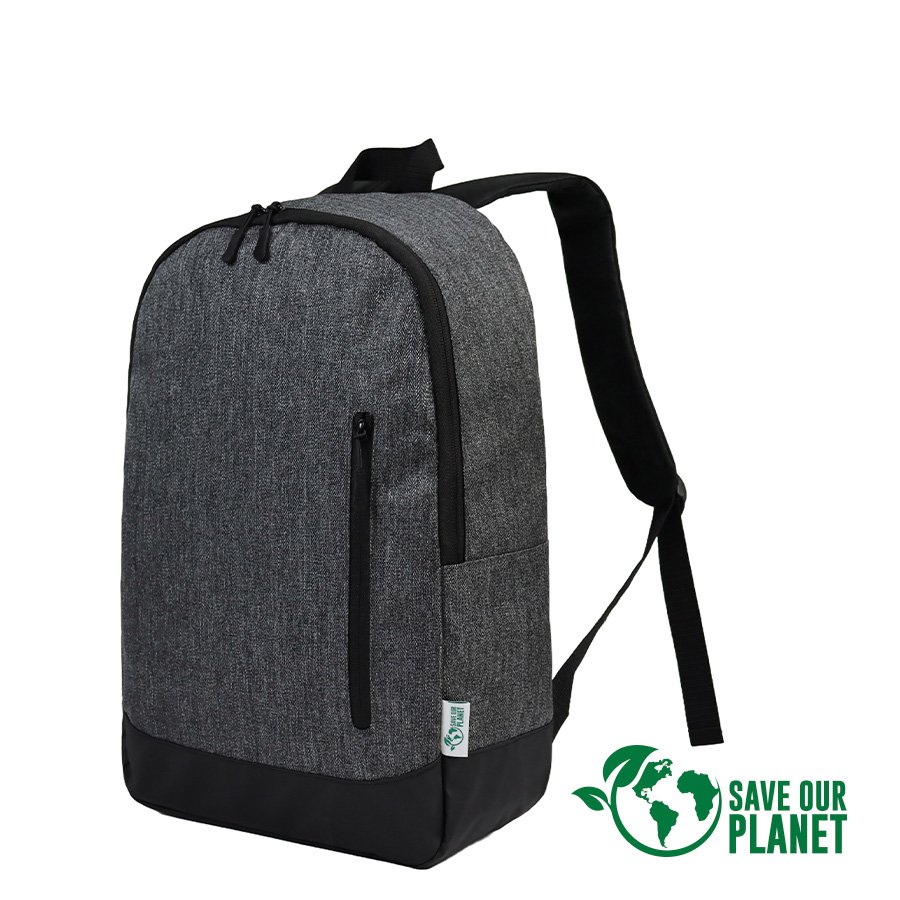 Mochila de RPET con cuerina 18 L 29 × 44 × 14 cm
