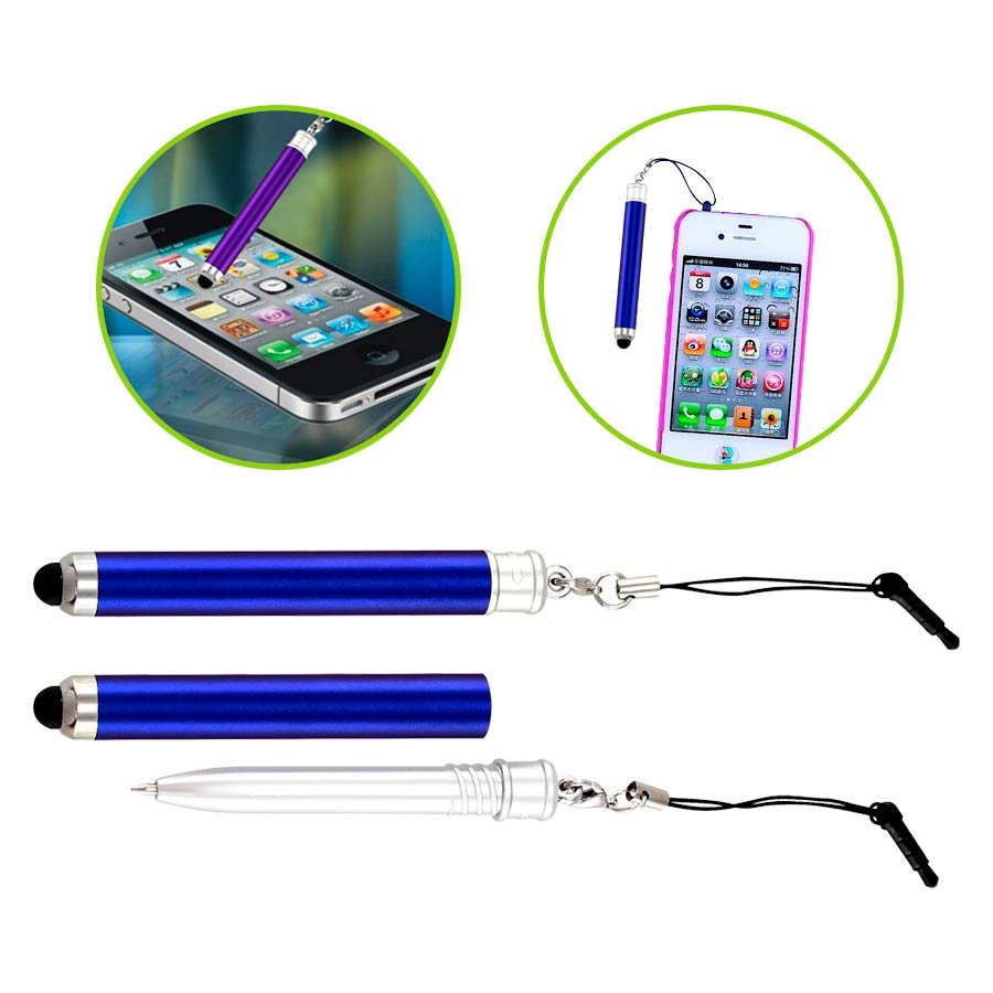 Bolígrafo touch screen corto 8,5 × Ø 1 cm