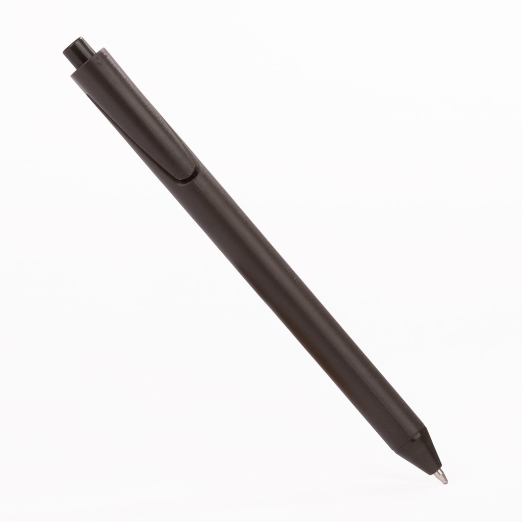 Bolígrafo retráctil de fibra de café 14 × Ø 1,1 cm