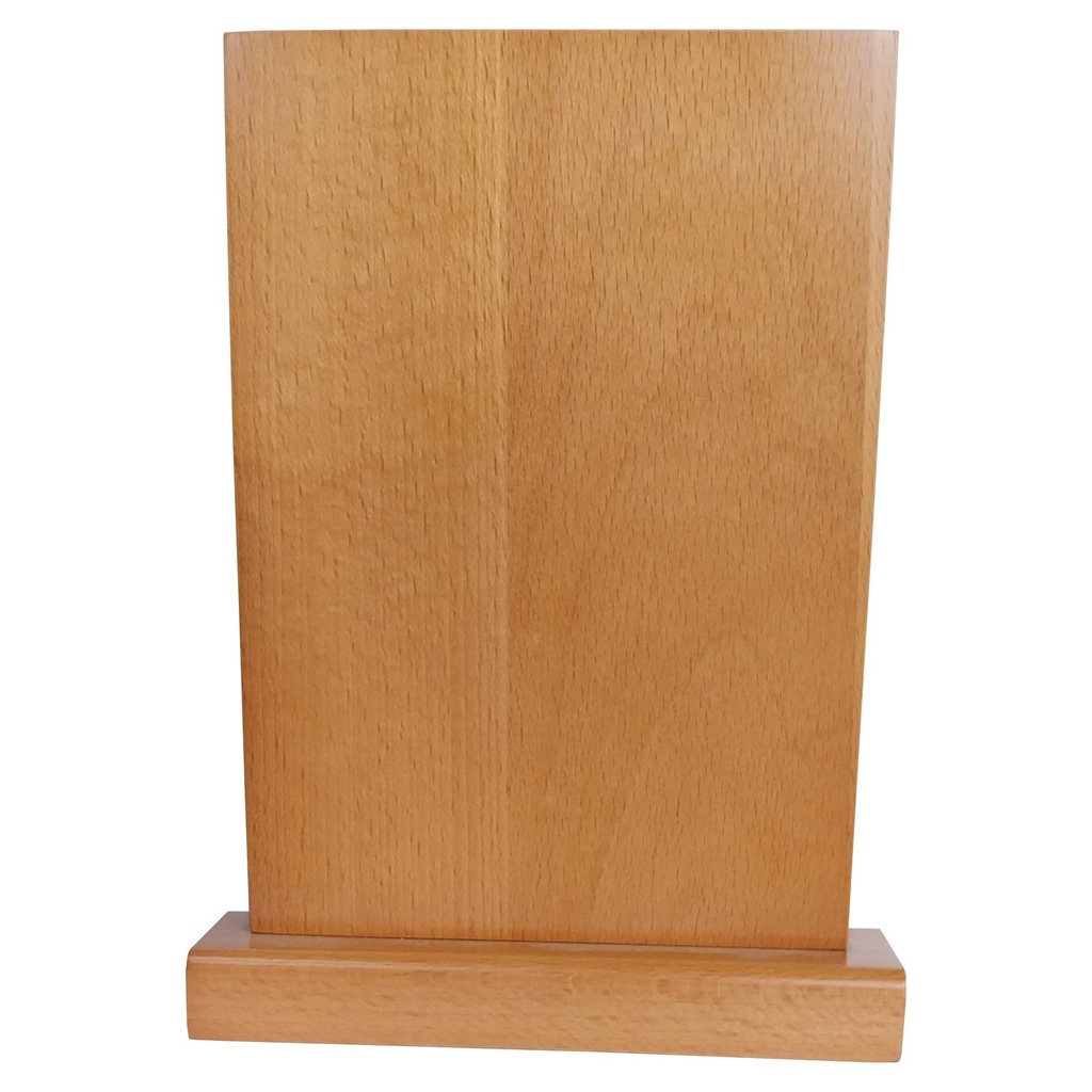Galvano de madera con caja de regalo 20 × 15 cm