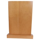 Galvano de madera con caja de regalo 20 × 15 cm
