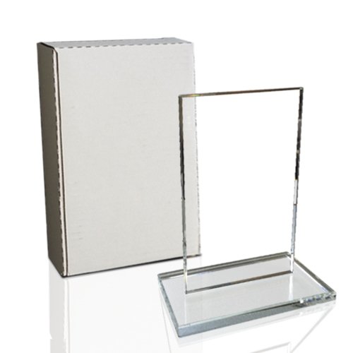 Galvano de cristal rectangular 20,5 × 13,5 cm
