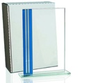 Galvano de cristal rectangular 18,5 × 12 cm