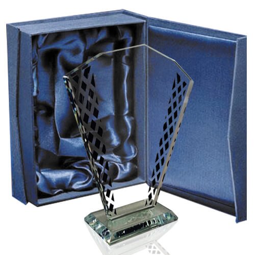 Galvano de cristal 24,5 × 20 cm