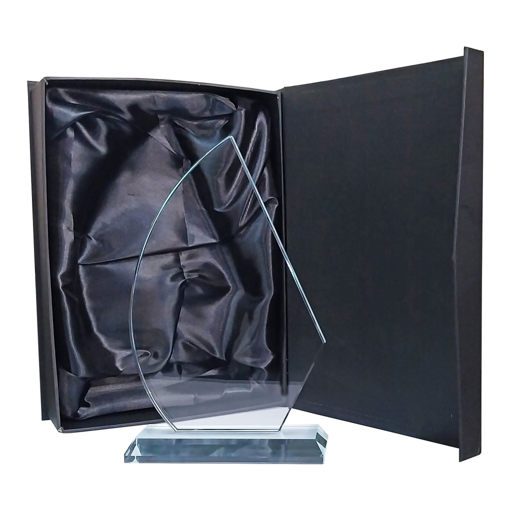 Galvano de cristal 24 × 13 cm
