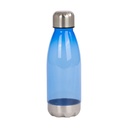 Botella plástica con tapa de acero 500 ml Ø 6,5 × 21 cm