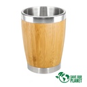 Vaso de bambú 350 ml 11,3 × Ø 8,3 cm