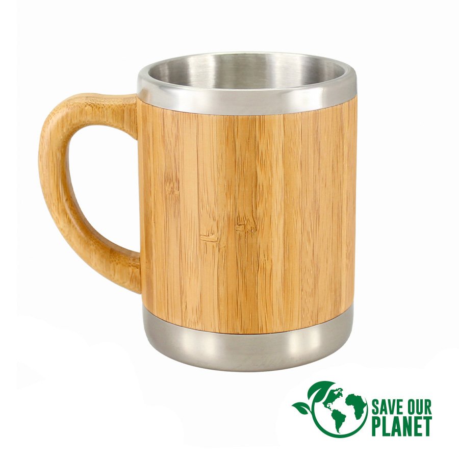Tazón de bambú 350 ml Ø 8 × 10,4 cm