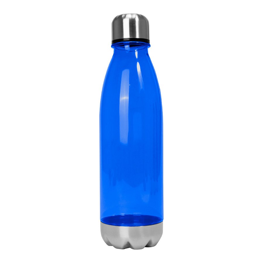 Botella de PET con tapa de acero 700 ml Ø 7,1 × 25,5 cm