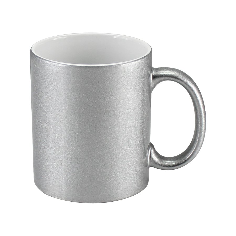 Tazón plateado para sublimar 340 ml Ø 8,1 × 9,5 cm