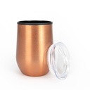 Mug metálico encobrizado 350 ml Ø 8,9 × 12,1 cm