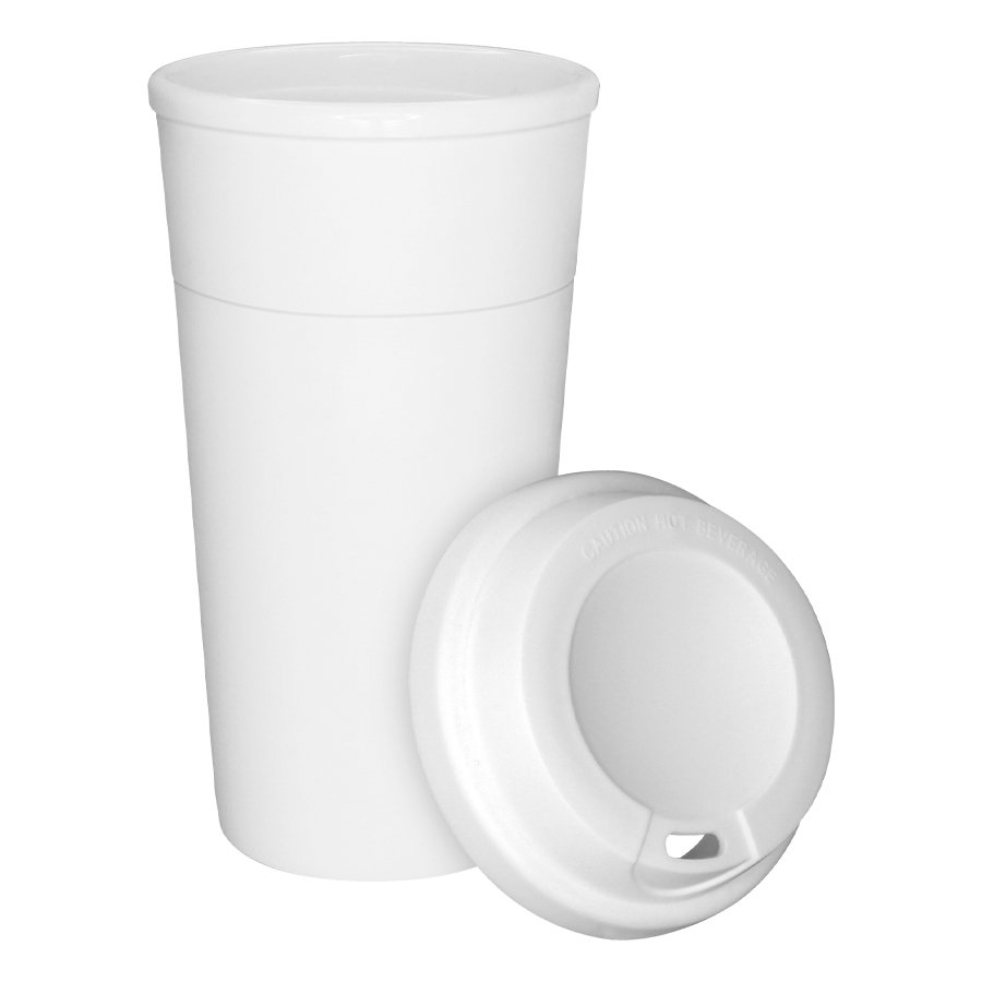Vaso blanco 480 ml Ø 9,1 × 18,5 cm