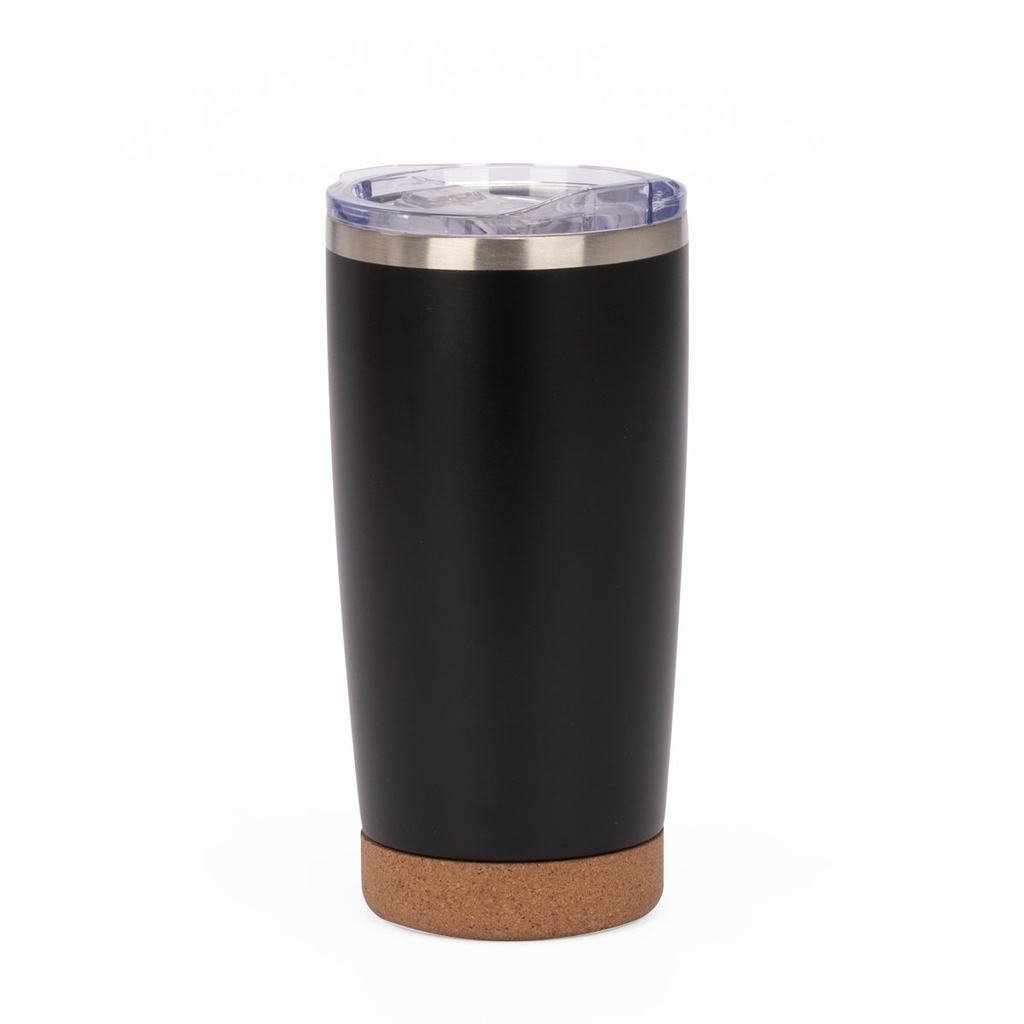 Vaso térmico de acero inoxidable y corcho 22,5 × Ø 9,2 cm