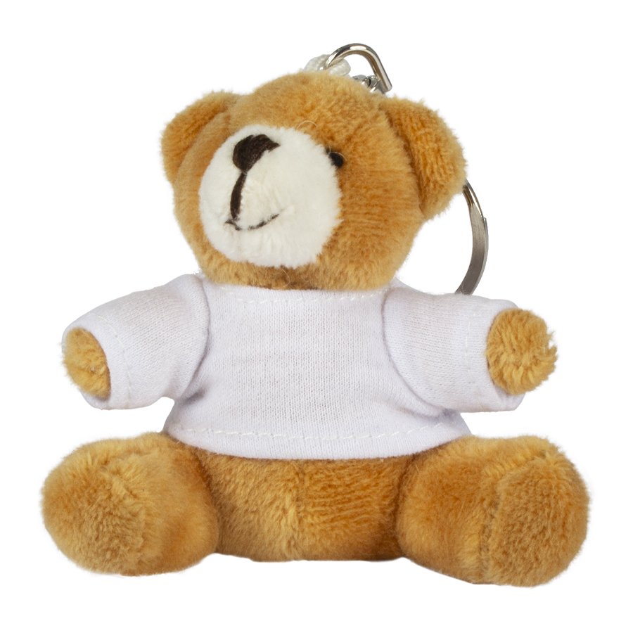 Llavero osito de peluche para sublimación 8 × 7 cm