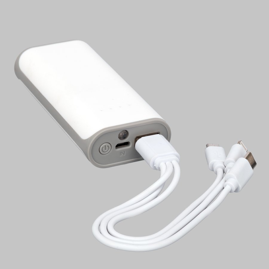 Power bank de 5.200 mAh 9,6 × 4,5 × 2,2 cm
