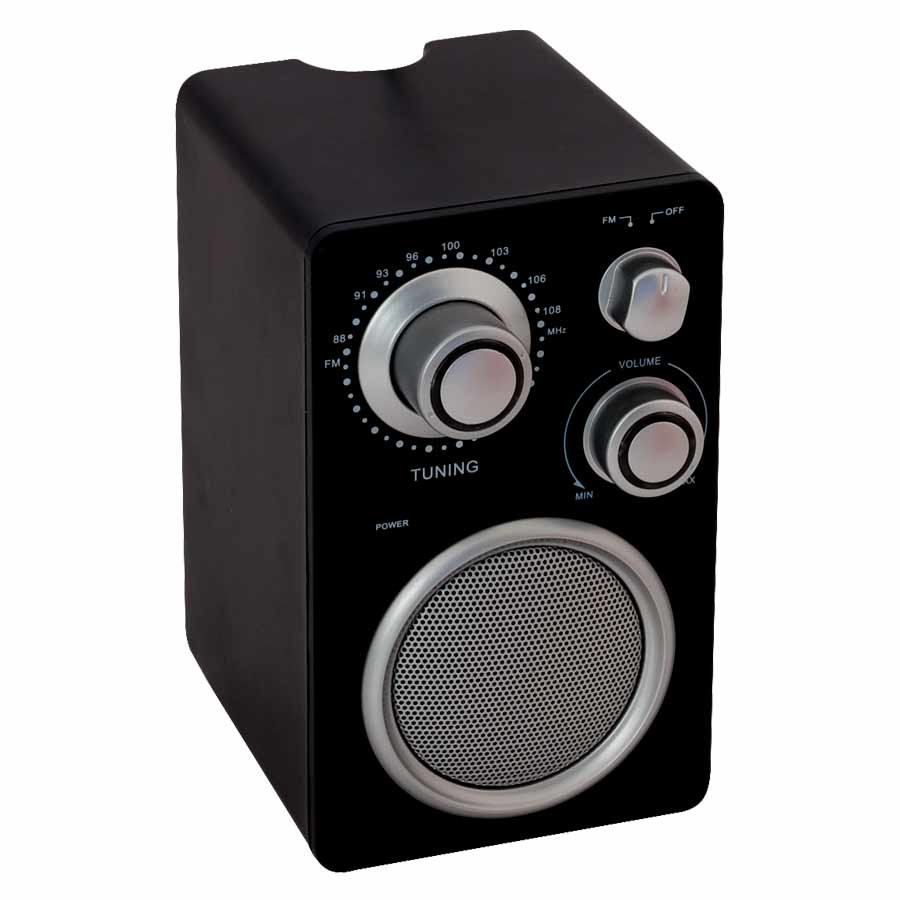 Parlante con radio FM 9,5 × 16 × 10,5 cm