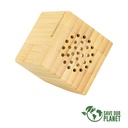 Parlante USB de bambú 5,7 × 5,7 × 5,7 cm