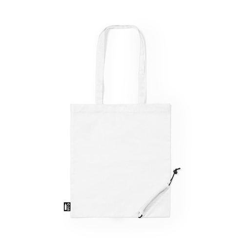 [1825BLAS/T] Bolsa Plegable Lulu 42 cm x 38 cm (BLANCO)
