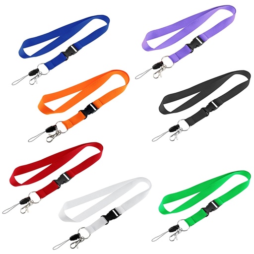 Lanyard de poliéster liso 2 cm