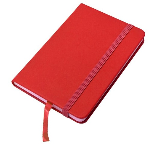 Libreta de cuerina 14,2 × 21,4 cm en siete colores