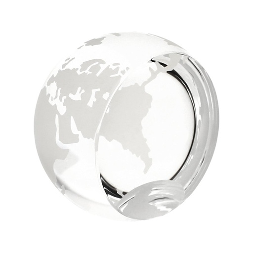Galvano de cristal en forma de planeta de 8 cm